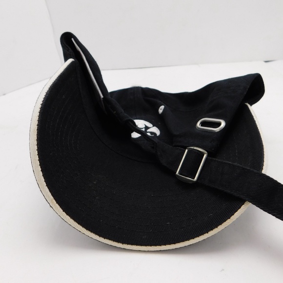 Iowa Hawkeyes Hat Cap Strapback Black - Picture 6 of 8